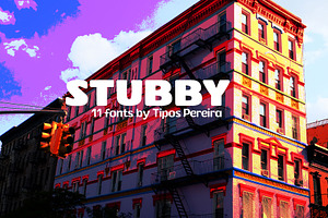 Stubby Typeface