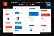 Email signature, a Templates & Theme by pixel_arc