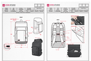 Fashion Tech Pack Templates, a Print Template by HYDNSTUDIO (Thumbnail 1 of 6)