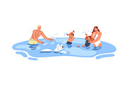 Families, parents & kids spend time, a Person Illustration by PaperTrident (Thumbnail 3 of 9)