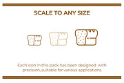 Gastronomy Icon Pack, an Outline Icon by Tekuni (Thumbnail 7 of 10)
