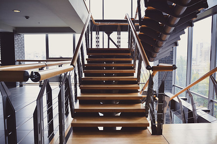 Stair in the Modern Office Interior