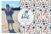 Vintage Beach Nautical Patterns, a Pattern Graphic by KaramfilaS (Thumbnail 2 of 19)
