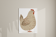 40 Chicken Clipart, an Animal Illustration by Pati Charm Studio (Thumbnail 8 of 9)