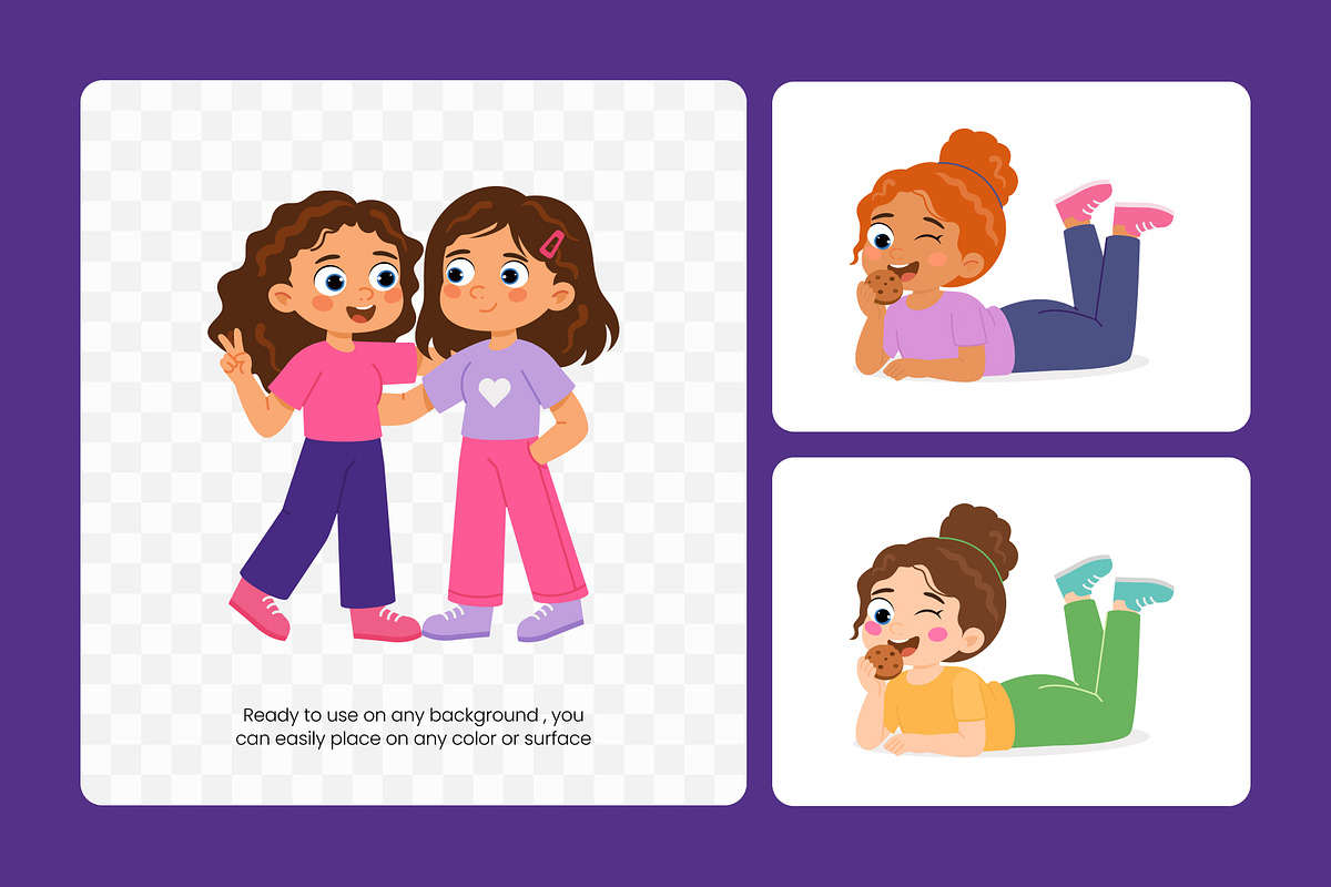 175 Girl Flat Vector Icons Bundle, an Emoji Icon by Creative Stall (Photo 5 of 10)