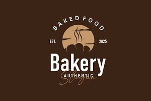 food delicious and tasty bread logo, a Branding & Logo Template by Maylianaw28