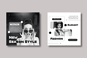 Minimal Fashion Social Media Design, a Social Media Template by MightyDesign (Thumbnail 3 of 8)