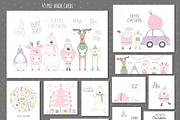 Christmas Bundle Cute Illustrations, a Seasonal Illustration by sceptical cactus (Thumbnail 28 of 62)