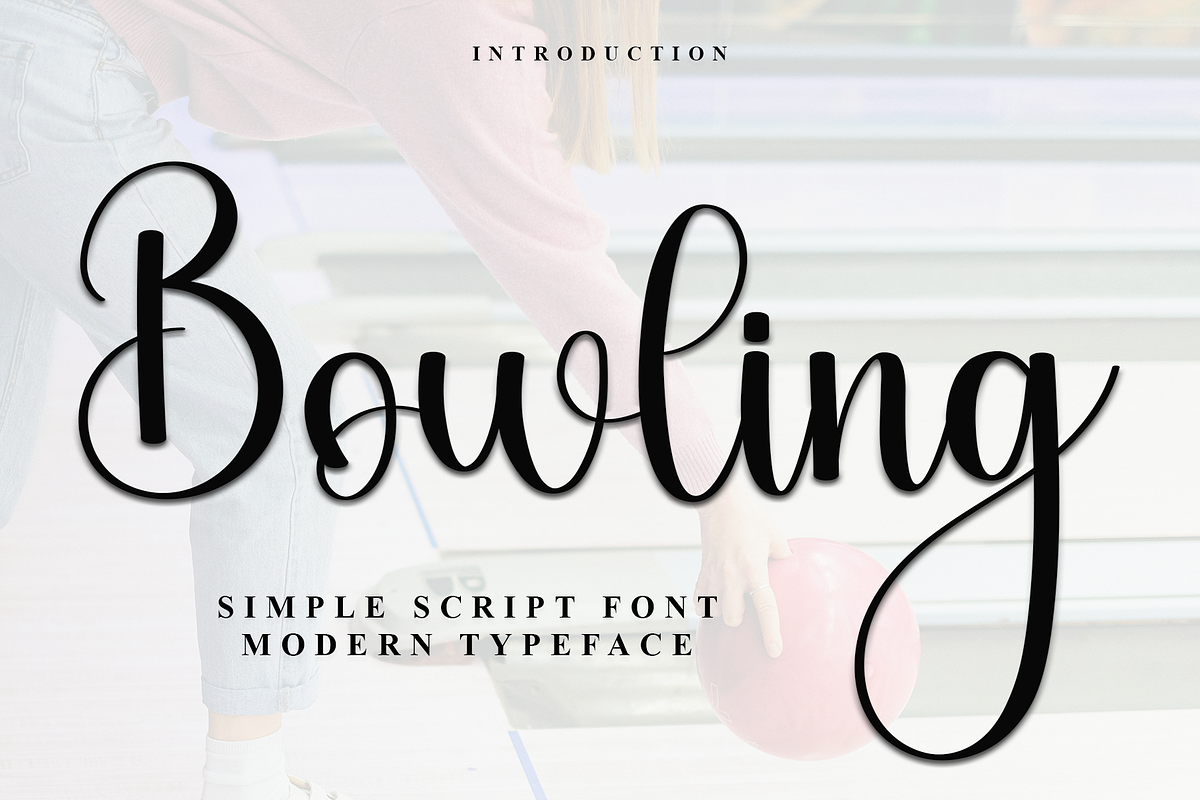 Bowling, a Handwritten Font by InermediaSTUDIO (Photo 1 of 8)