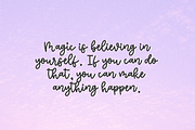 Lavender Sky Script, a Handwritten Font by Beck McCormick (Thumbnail 3 of 10)