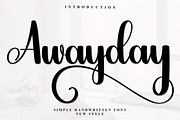 Awayday, a Handwritten Font by FreshTypeINK (Thumbnail 1 of 7)