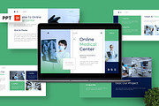Online Medical Center - Medical PPT, a Presentation Template by Deepslide Studio (Thumbnail 1 of 6)