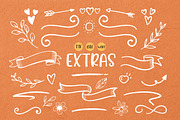 Bungalow Sweety Duo and Extras, a Handwritten Font by Beautypes (Thumbnail 5 of 9)
