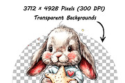 Whimsical Valentine Teddy Bear, an Illustration by one-touch (Thumbnail 17 of 18)