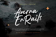 Averna En Rails - Brush Script, a Script Font by Lettermine (Thumbnail 1 of 10)
