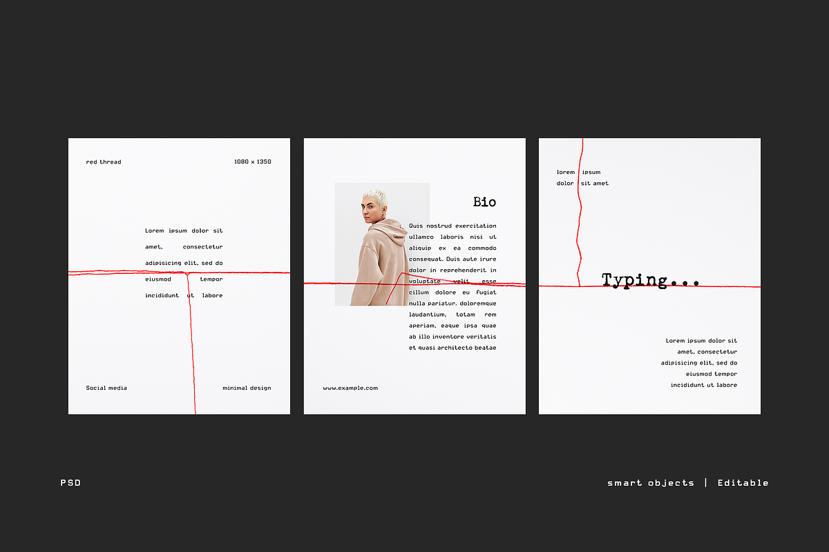 The Red Thread Collection - Posts, a Social Media Template by Filip Studio (Photo 6 of 8)