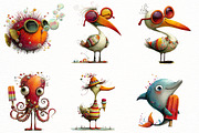 Whimsical Summer Clipart, an Illustration by Designworld (Thumbnail 5 of 8)