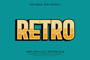 Retro Text Effects Bundle, a Layer Style Add-On by WM48 Shop (Thumbnail 5 of 17)