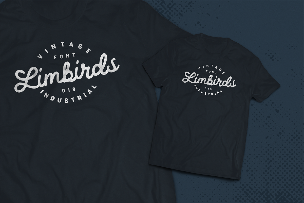 Limbirds Vintage Font preview 5