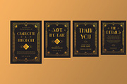 Elegant Artdeco Wedding Suite, an Invitation Template by Neermana (Thumbnail 4 of 4)