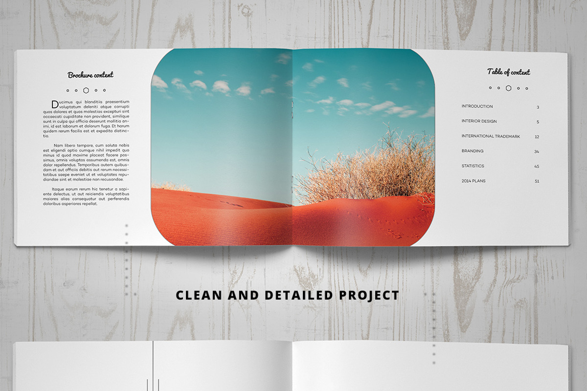 Multipurpose Clean Brochure, a Brochure Template by Kahuna Design (Photo 3 of 4)