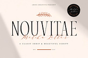 Nouvitae & Melika Letter | Font Pack, a Serif Font by JROH Creative (Thumbnail 1 of 20)
