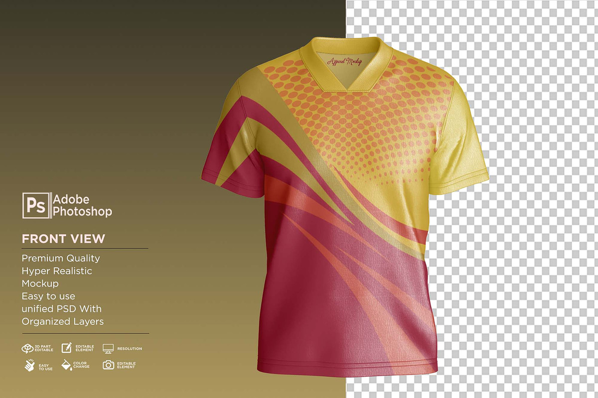 T-Shirt V-Neck Collar Mockup, a Hoody Mockup by Nanggroe Scripting (Photo 6 of 9)