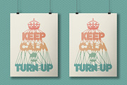 Keep Calm and Turn Up, an Illustration by Creative Ink (Thumbnail 2 of 3)