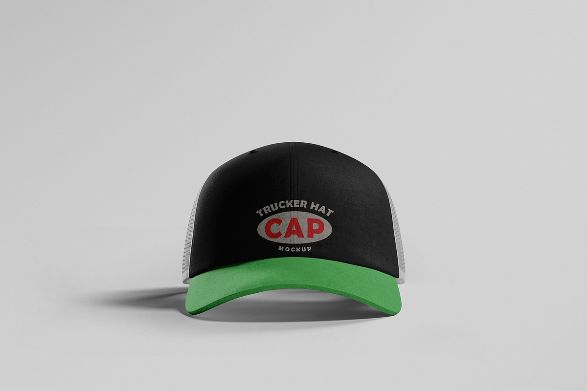 Trucker Hat Mockup, a Packaging Mockup by Tahtagraphic (Photo 4 of 4)