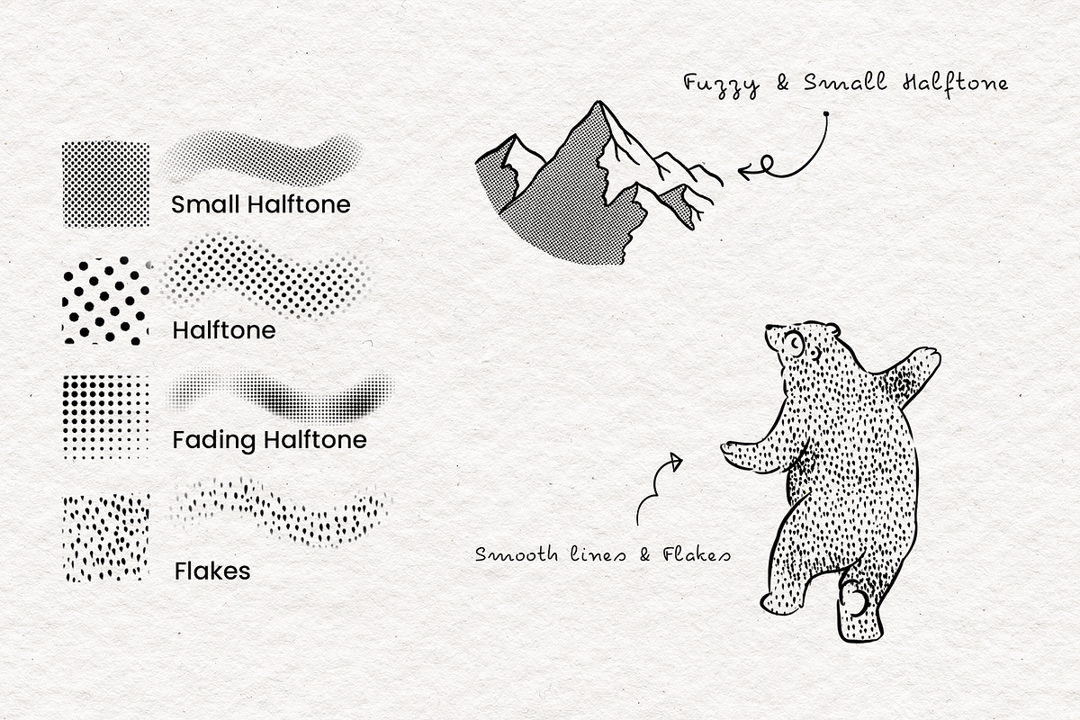 Fine Line Pencils for Procreate, a Brush Add-On by Marshmal Mochi (Photo 5 of 5)