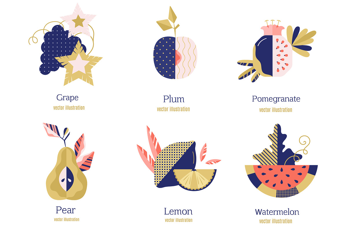 Fruits.Berries.Vegetables, a Food Illustration by TashaDraw (Photo 2 of 12)