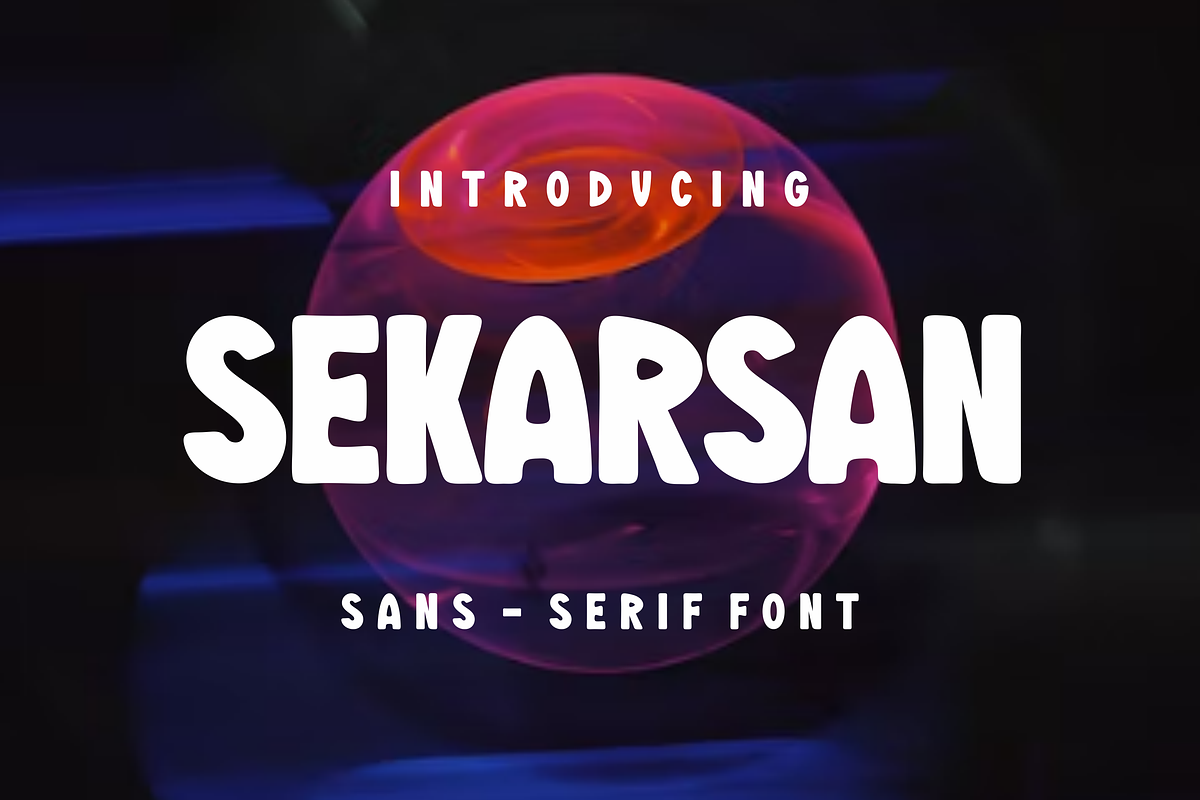 Sekarsan, a Sans Serif Font by lelevien (Photo 1 of 4)