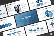 Marketing Plan Presentation Template, a Presentation Template by PrintIdea (Thumbnail 1 of 11)