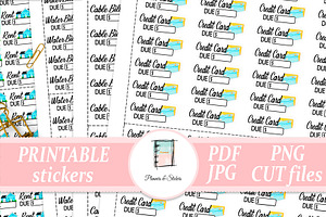 Budget Planner Stickers