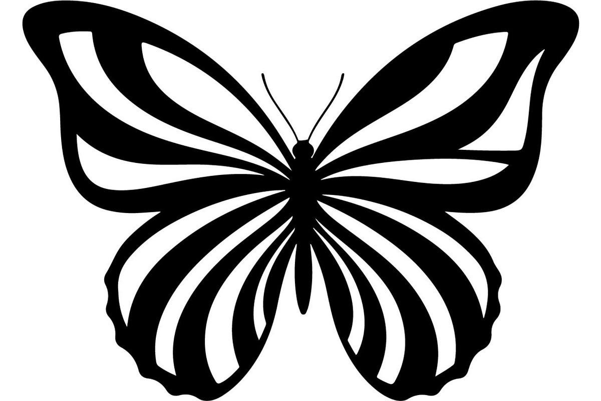 Elegant Butterfly Silhouette, an Object Graphic by Creativeshirt (Photo 9 of 17)