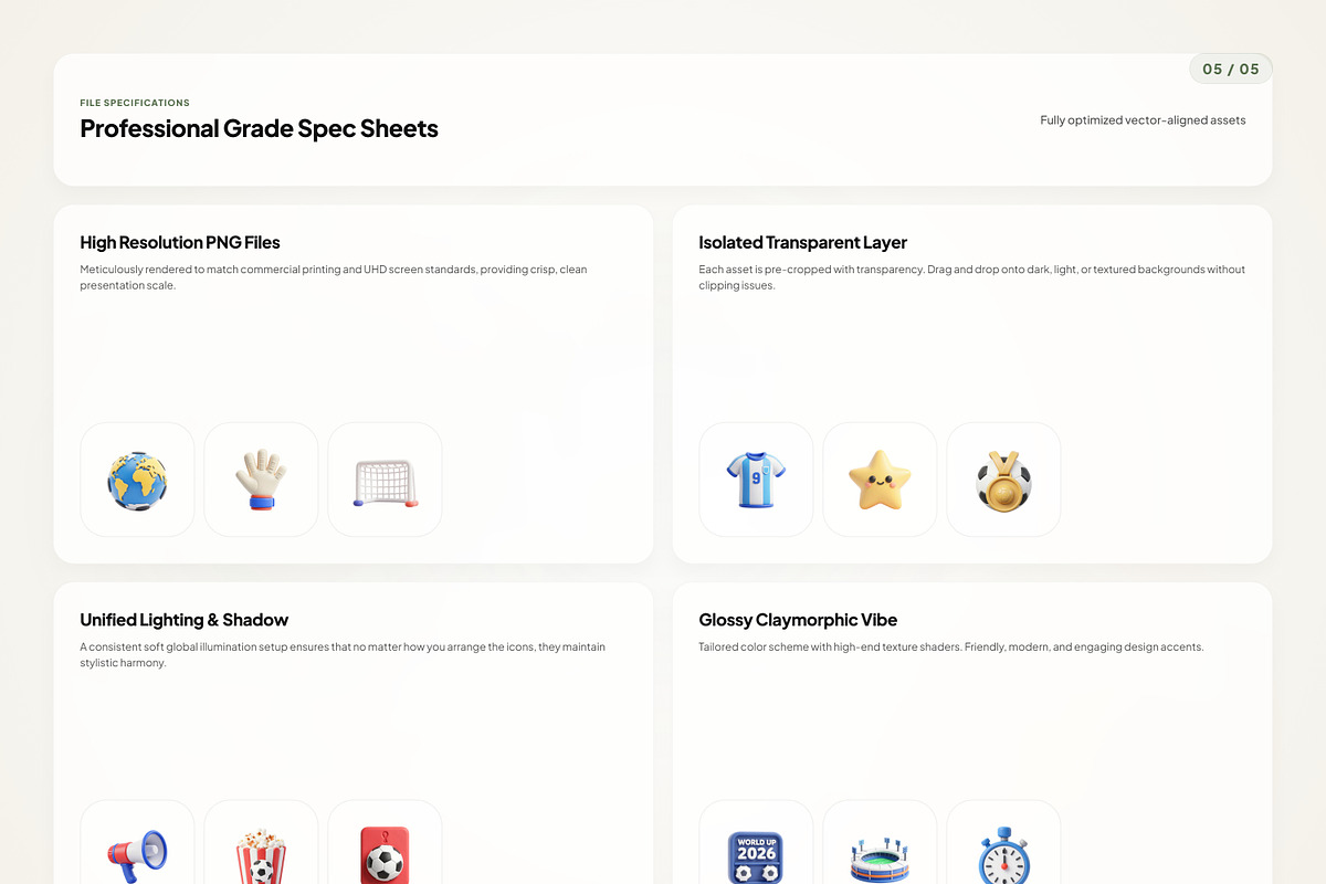 3D World Cup 2026, an Emoji Icon by River Visual (Photo 5 of 5)