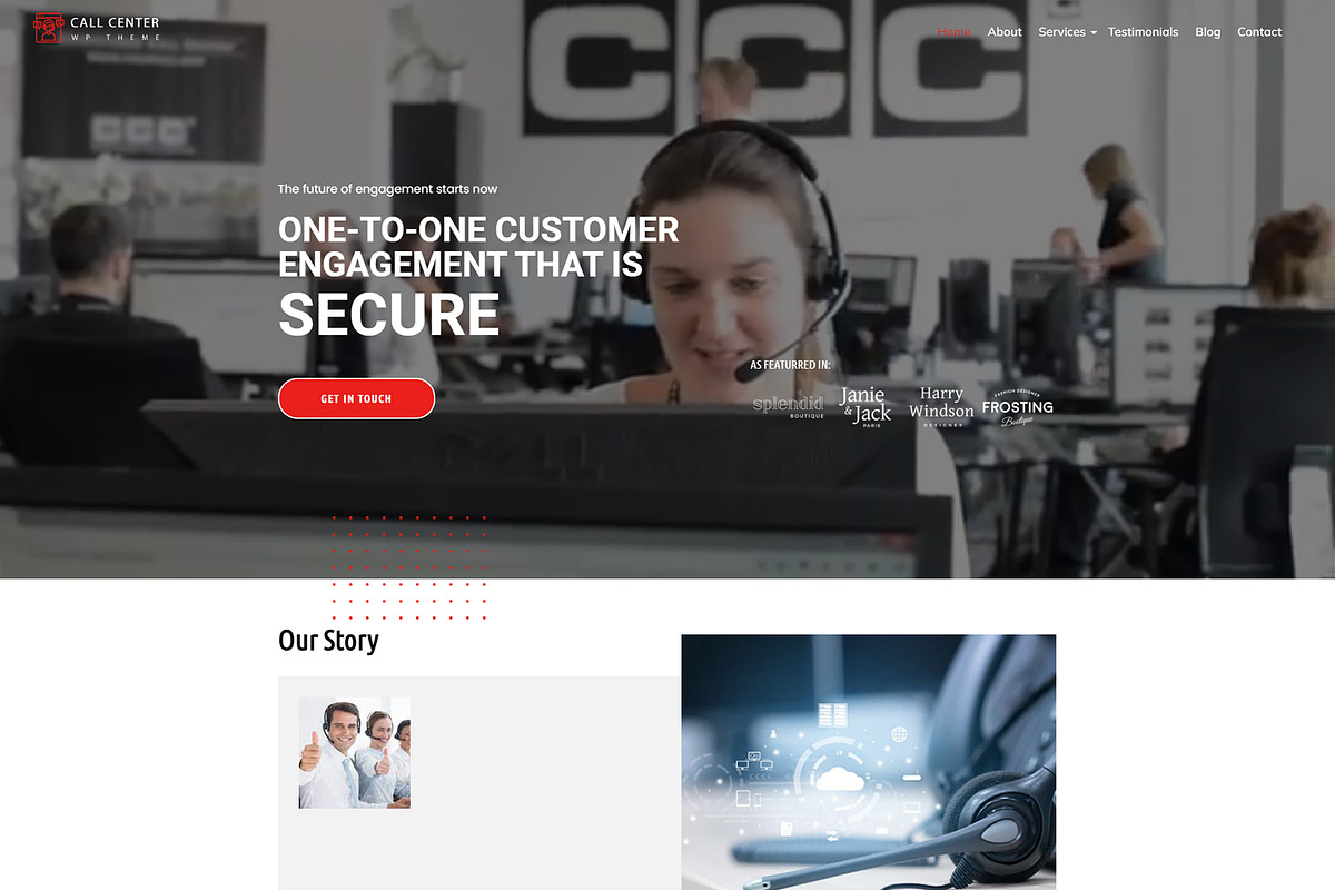 Call Center WordPress Theme
