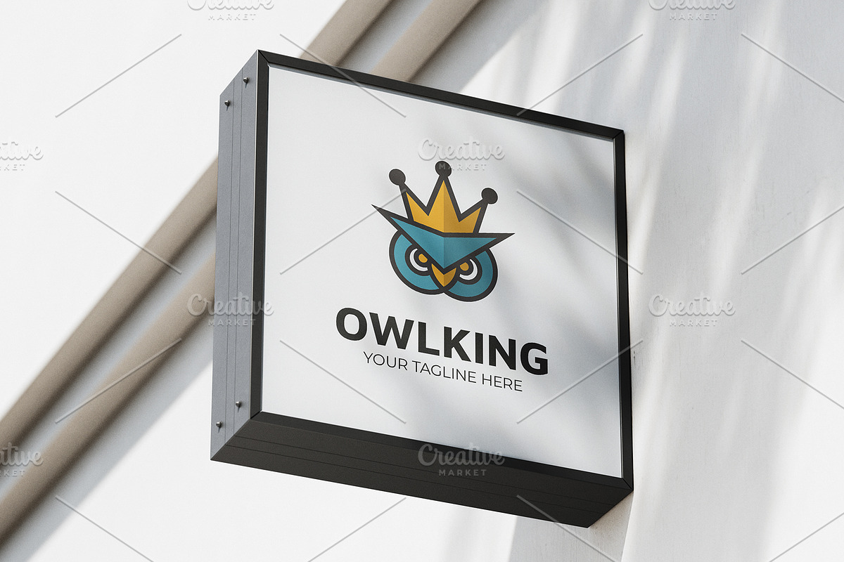 Owl King Logo, a Branding & Logo Template by Logo Lab (Photo 1 of 2)