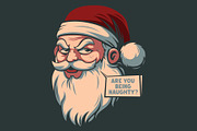 Bad Santa, a Seasonal Illustration by pedrors (Thumbnail 2 of 3)