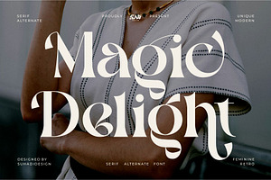 Magic Delight - Alternate Serif Font