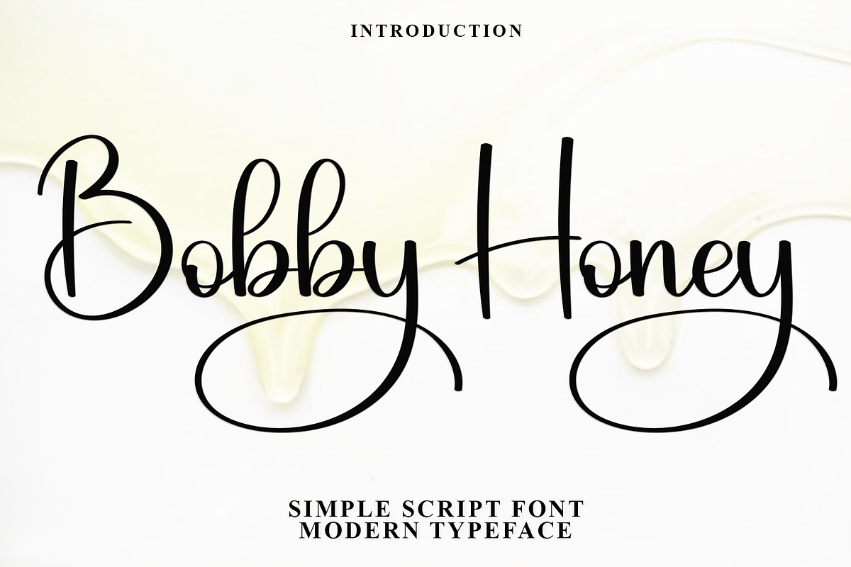 Bobby Honey, a Handwritten Font by InermediaSTUDIO (Photo 1 of 8)