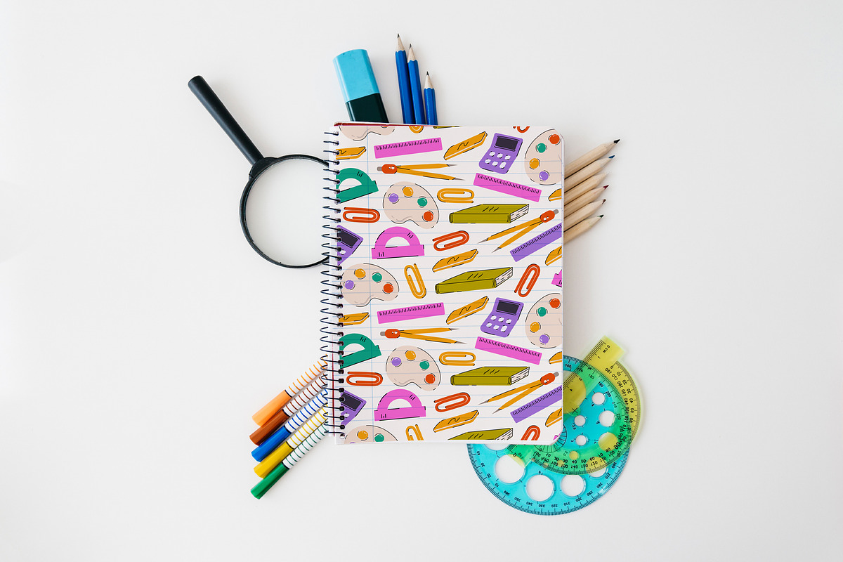 Back to School Pattern, a Pattern Graphic by Groovy Arts (Photo 5 of 5)