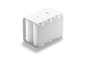 White Six 550ml Can Pack 3D Model, an Object 3D Model by rebrandy
