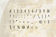 Popcorn Time, a Sans Serif Font by Oban Jones (Thumbnail 4 of 7)