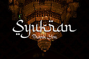 Khodijah - Arabic Style, a Script Font by Arterfak Project (Thumbnail 10 of 10)
