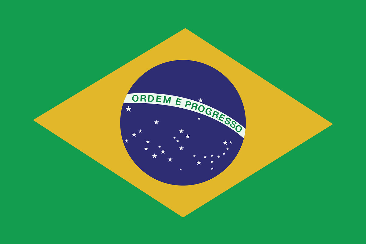 Brazil Flag, an Icon by jabkitticha