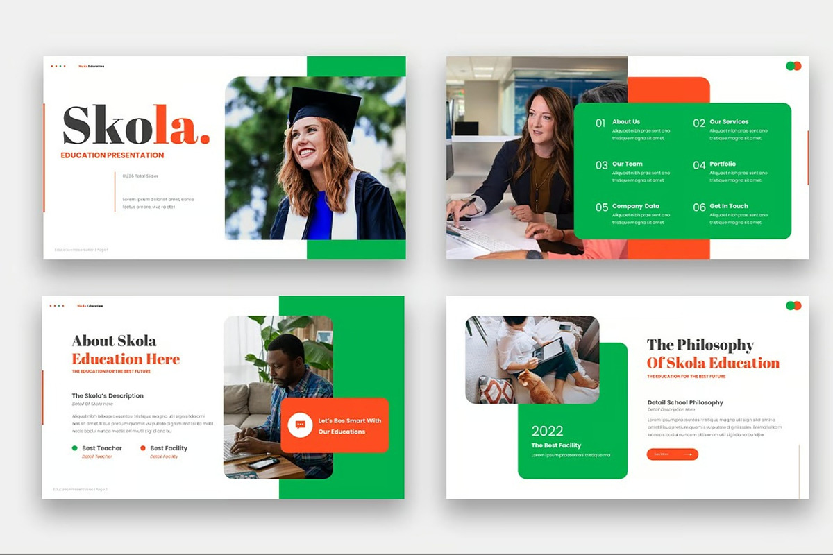 Skola - Education Google Slides, a Presentation Template by Fit-tee (Photo 3 of 6)
