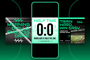 Football Instagram Template Kit, a Social Media Template by Nenjo Studio (Thumbnail 2 of 5)