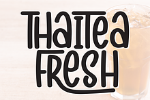 Thaitea Fresh | Script Font