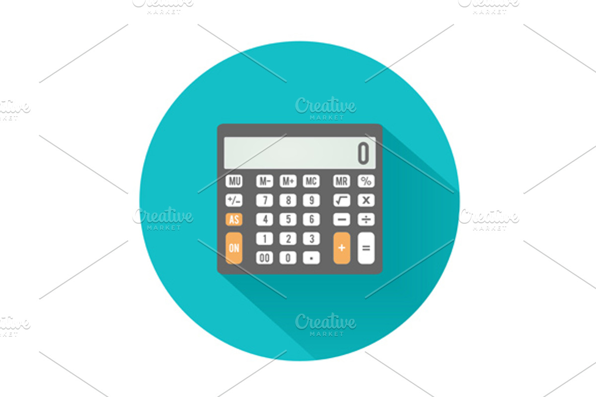Calculator icon. Business concept preview 2